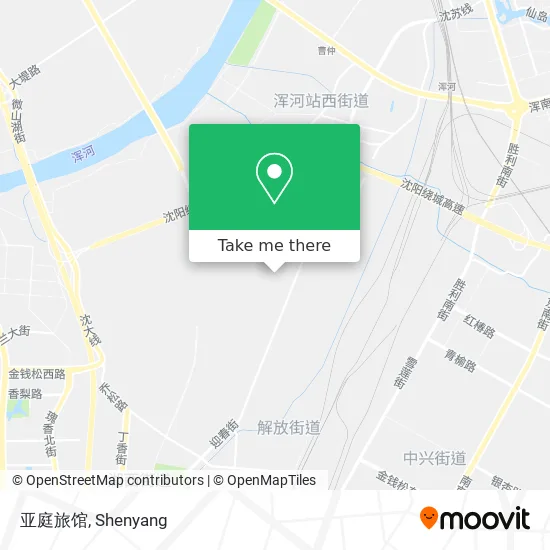 亚庭旅馆 map