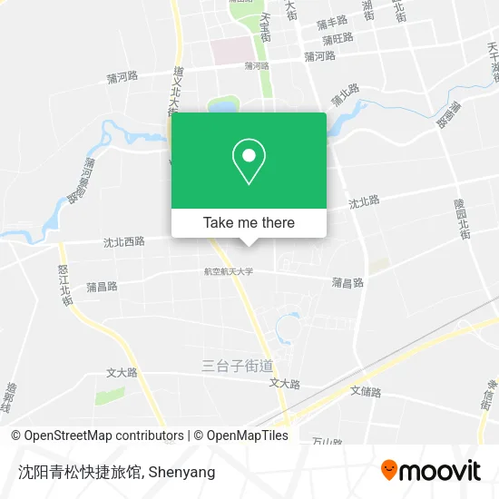 沈阳青松快捷旅馆 map