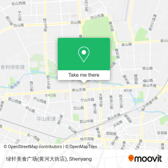 绿轩美食广场(黄河大街店) map