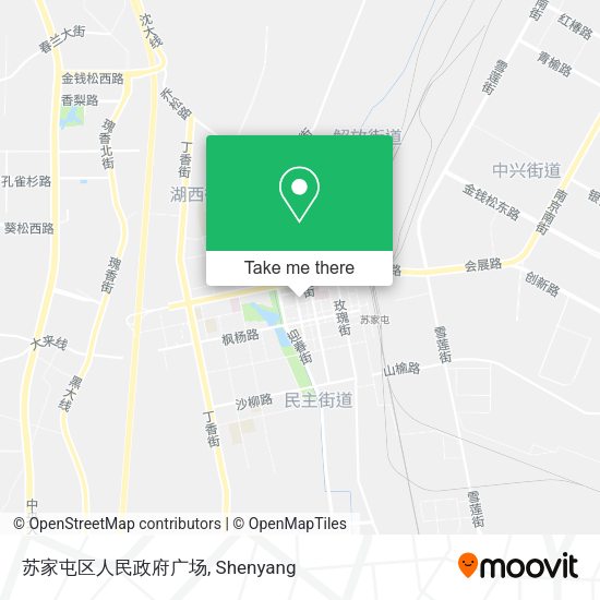 苏家屯区人民政府广场 map