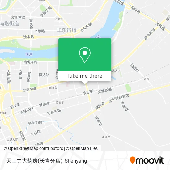 天士力大药房(长青分店) map