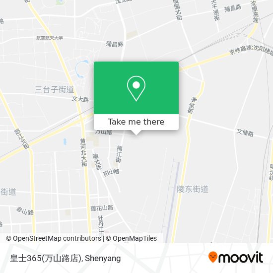 皇士365(万山路店) map