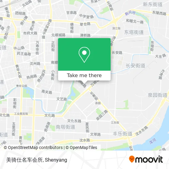 美骑仕名车会所 map