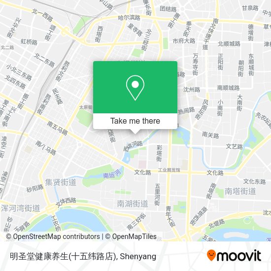 明圣堂健康养生(十五纬路店) map
