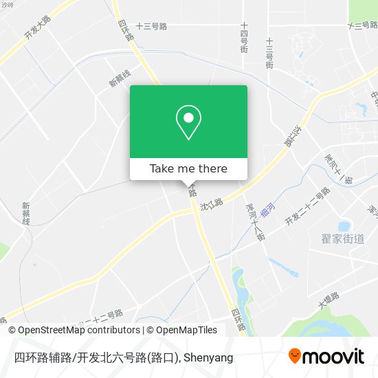 四环路辅路/开发北六号路(路口) map