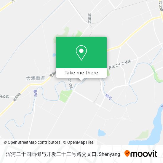 浑河二十四西街与开发二十二号路交叉口 map
