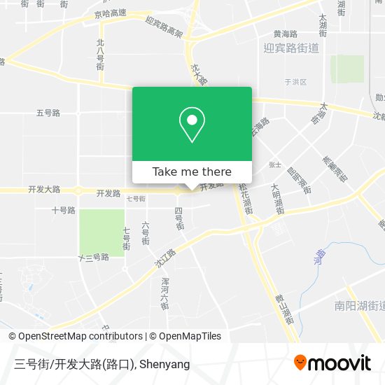 三号街/开发大路(路口) map