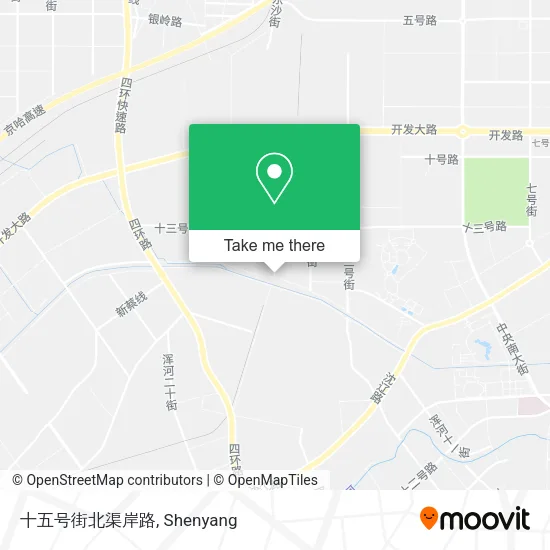 十五号街北渠岸路 map