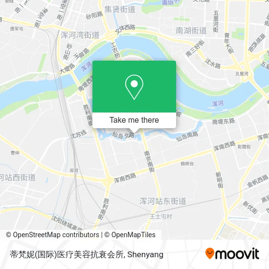 蒂梵妮(国际)医疗美容抗衰会所 map