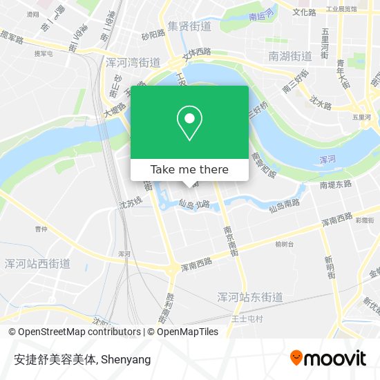 安捷舒美容美体 map