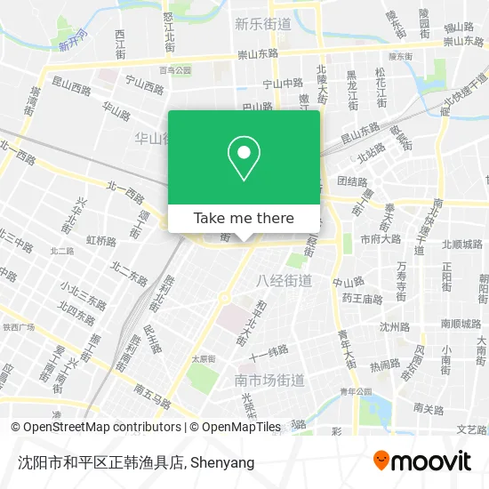 沈阳市和平区正韩渔具店 map