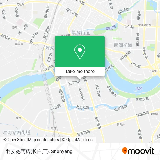 利安德药房(长白店) map