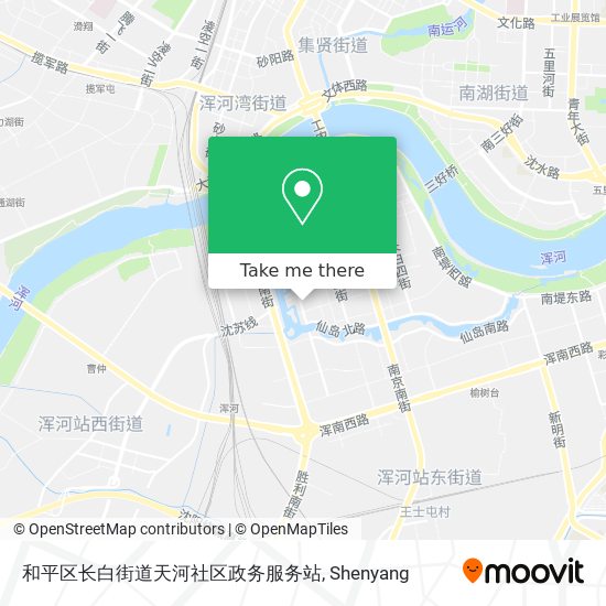 和平区长白街道天河社区政务服务站 map