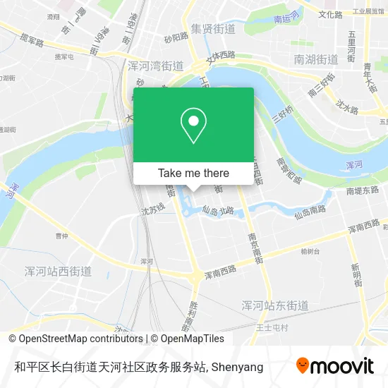 和平区长白街道天河社区政务服务站 map