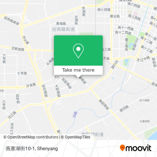 燕塞湖街10-1 map