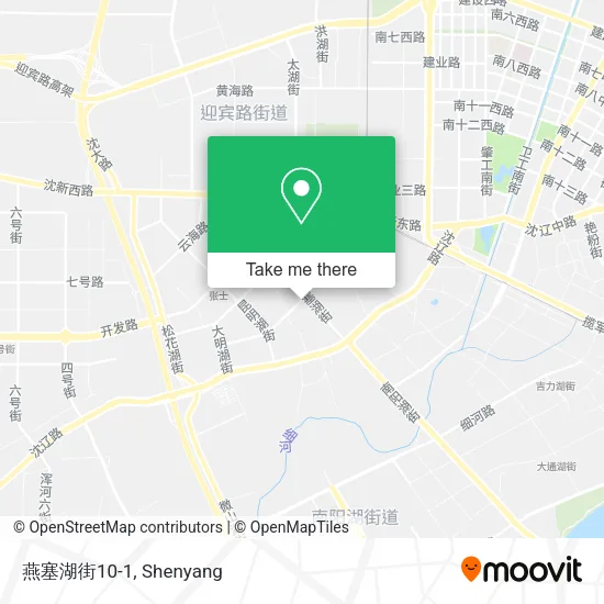燕塞湖街10-1 map