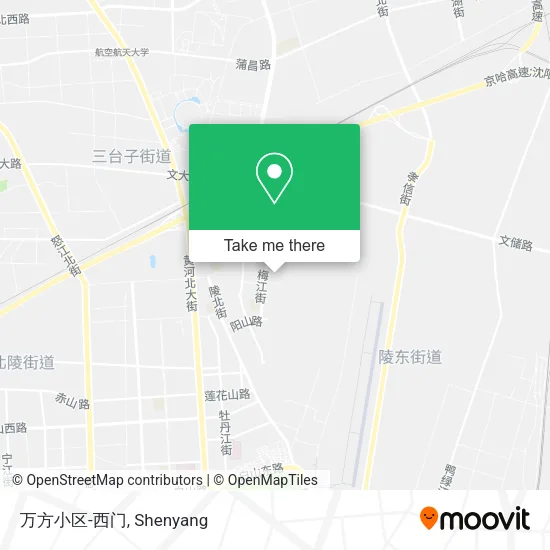 万方小区-西门 map
