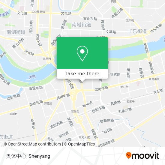 奥体中心 map