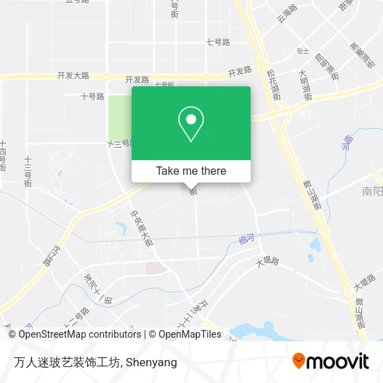万人迷玻艺装饰工坊 map