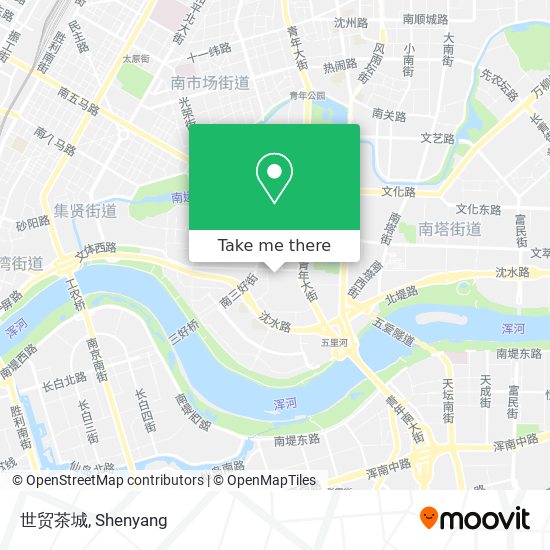 世贸茶城 map