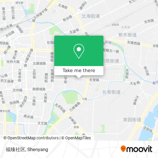 福臻社区 map