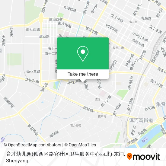 育才幼儿园(铁西区路官社区卫生服务中心西北)-东门 map
