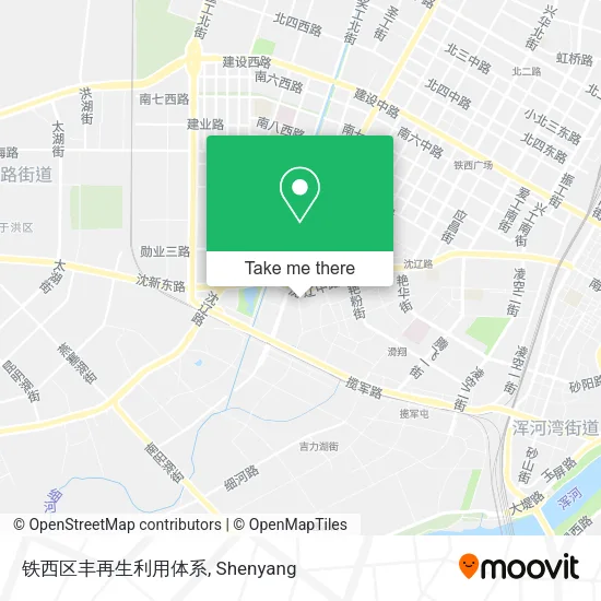 铁西区丰再生利用体系 map