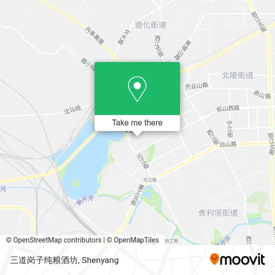 三道岗子纯粮酒坊 map