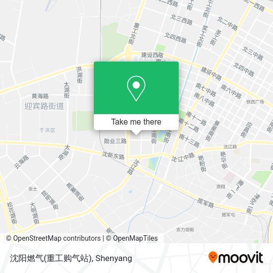 沈阳燃气(重工购气站) map