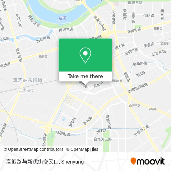高迎路与新优街交叉口 map