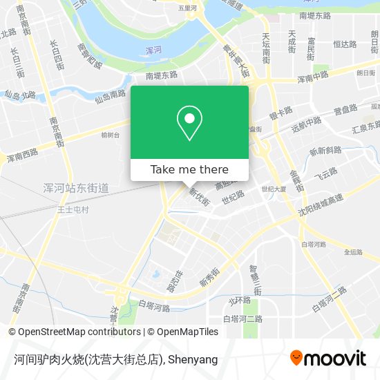 河间驴肉火烧(沈营大街总店) map