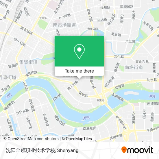 沈阳金领职业技术学校 map