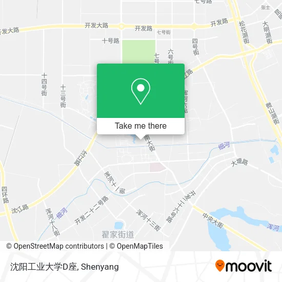 沈阳工业大学D座 map