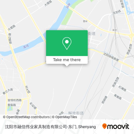 沈阳市融信伟业家具制造有限公司-东门 map