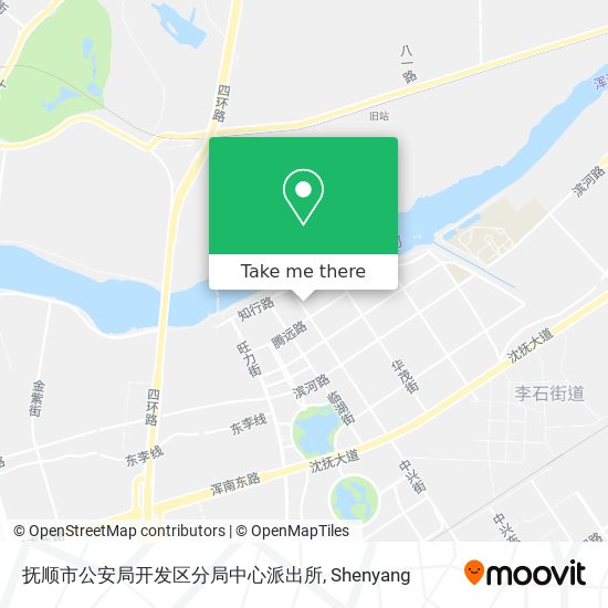 抚顺市公安局开发区分局中心派出所 map