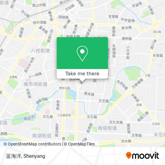 蓝海洋 map