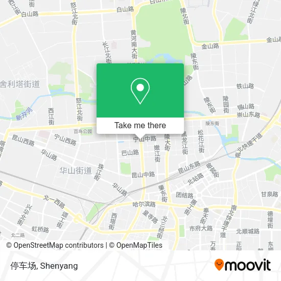 停车场 map