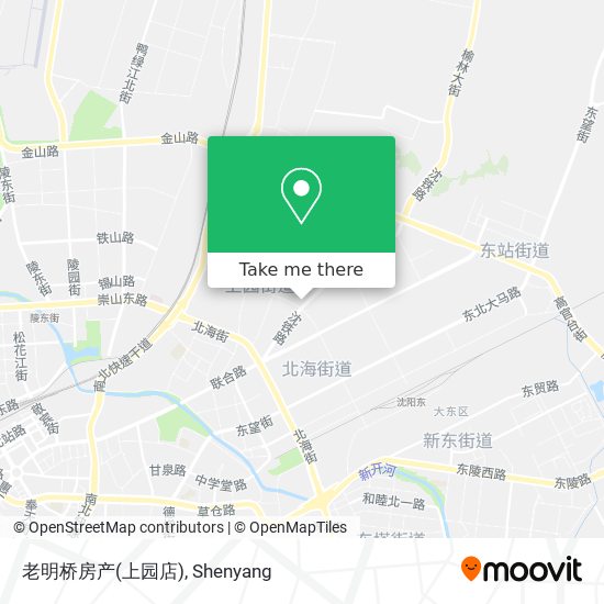 老明桥房产(上园店) map