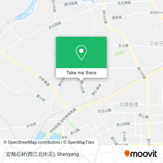 宏顺石材(西江北街店) map