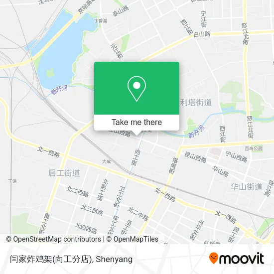 闫家炸鸡架(向工分店) map