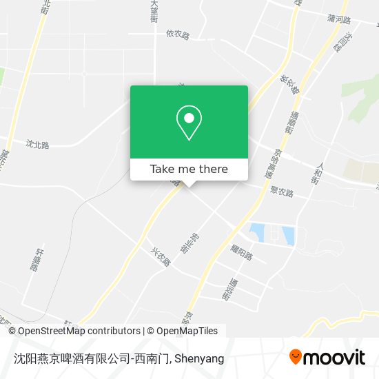 沈阳燕京啤酒有限公司-西南门 map