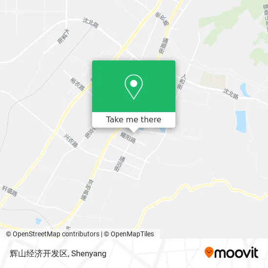 辉山经济开发区 map