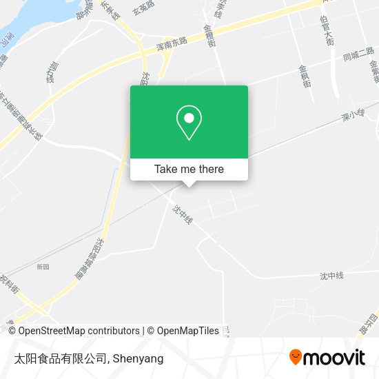 太阳食品有限公司 map