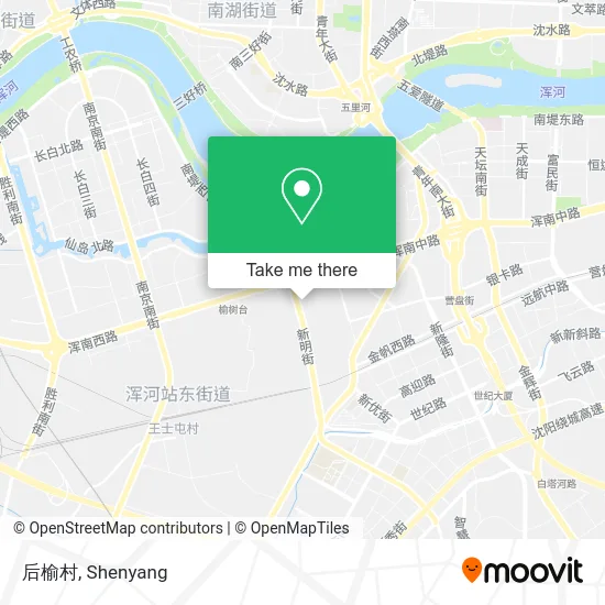 后榆村 map