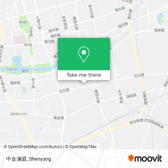 中金澜庭 map