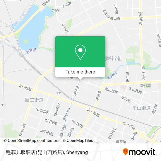 程菲儿服装店(昆山西路店) map