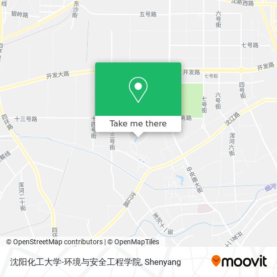 沈阳化工大学-环境与安全工程学院 map