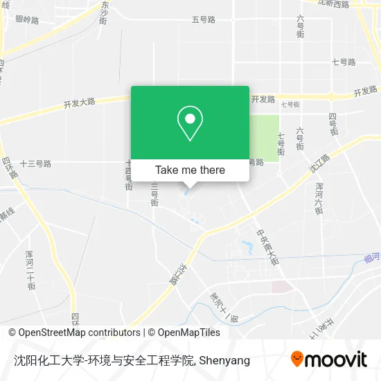 沈阳化工大学-环境与安全工程学院 map