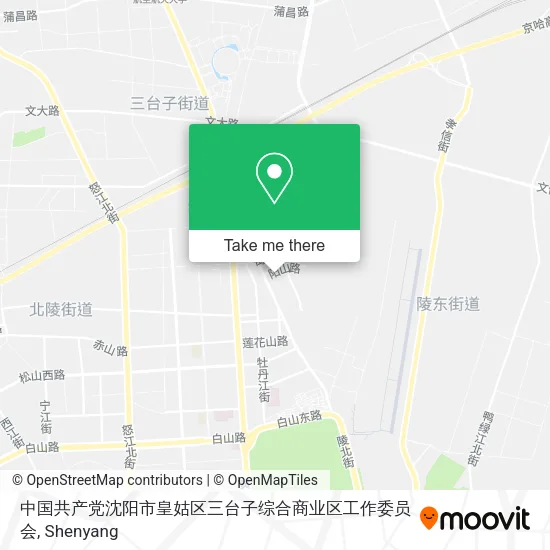 中国共产党沈阳市皇姑区三台子综合商业区工作委员会 map