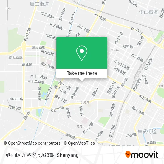 铁西区九路家具城3期 map
